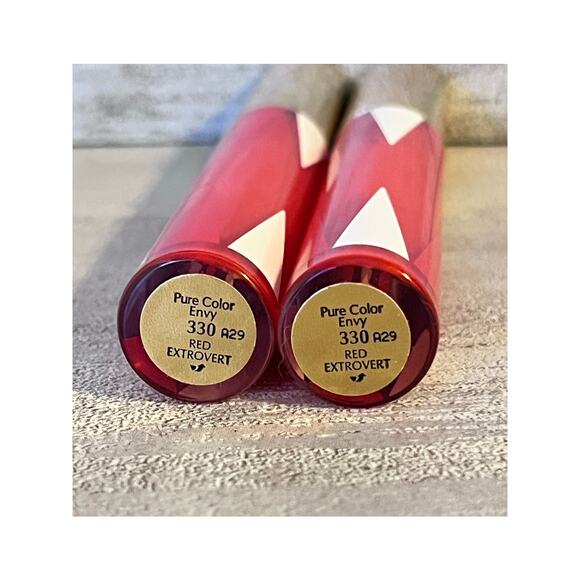 2x Estee Lauder Pure Color Envy Sculpting Gloss ~ 330 RED EXTROVERT - Picture 5 of 5